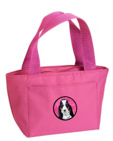 Basset Hound 2 Pink Lunch Bag