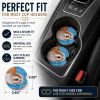Bearded Collie #1 Car Cup Holder Car Coasters (Set of 2)