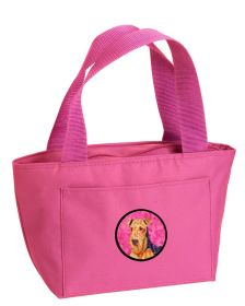 Airedale Pink Lunch Bag