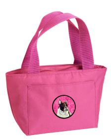 French Bulldog Pink Lunch Bag