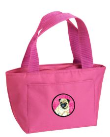 Pug Pink Lunch Bag