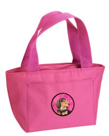 Dachshund 3 Pink Lunch Bag