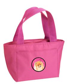 Pomeranian Pink Lunch Bag