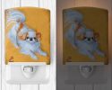 Japanese Chin - Red and White - Play Ceramic Nightlight