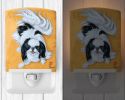 Japanese Chin - Black and White - Play Ceramic Nightlight