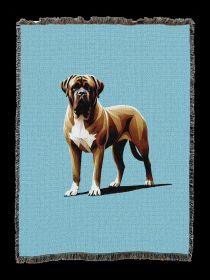 Mastiff Cotton Woven Throw