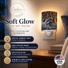 Cairn Terrier "Geraniums" Ceramic Nightlight