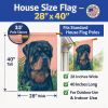 Rottweiler 1 House Flag