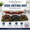 Cairn Terrier Christmas Ceaser and Co Art Dish Drying Mat