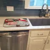 Dachshund Christmas Waiting for Santa Art Dish Drying Mat