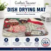 Dachshund Christmas Waiting for Santa Art Dish Drying Mat