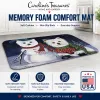 West Highland White Terrier/Westie Christmas Self Portrait Bathroom/Kitchen Mat