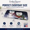 West Highland White Terrier/Westie Christmas Self Portrait Bathroom/Kitchen Mat