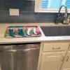 Yorkshire Terrier/Yorkie on the Go Art Dish Drying Mat
