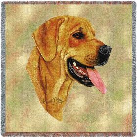 Rhodesian Ridgeback - Lap Square Cotton Woven Throw