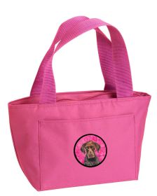 German Shorthaired Pointer Pink Lunch Bag