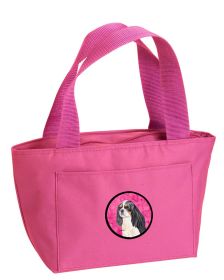 Cavalier King Charles Spaniel 4 Pink Lunch Bag