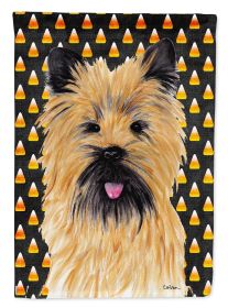 Cairn Terrier #2 Candy Corn Halloween Garden Flag