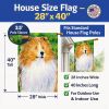 Sheltie 1 House Flag