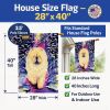 Chow Chow 1 House Flag