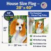 Cavalier King Charles Spaniel 1 House Flag