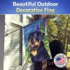 Rottweiler 2 House Flag