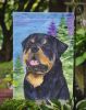 Rottweiler 2 Garden Flag