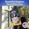 Bearded Collie 1 House Flag