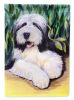 Bearded Collie 1 House Flag