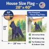 Schnauzer 1 House Flag