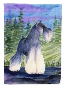 Schnauzer 4 Garden Flag