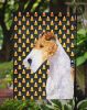 Wire Fox Terrier #2 Candy Corn Halloween Garden Flag