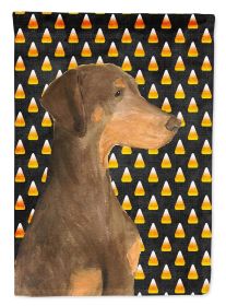 Doberman #3 Candy Corn Halloween Garden