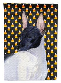 Rat Terrier Candy Corn Halloween Garden Flag