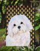 Maltese #2 Candy Corn Halloween Garden Flag