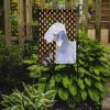 Bedlington Terrier Candy Corn Halloween Garden Flag