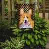 Corgi #3 Candy Corn Halloween Garden Flag