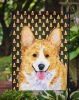 Corgi #3 Candy Corn Halloween Garden Flag