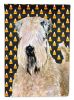 Soft Coated Wheaten Terrier Soft Coated Candy Corn Halloween Garden Flag