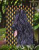 Briard Candy Corn Halloween Garden Flag