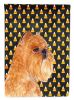 Brussels Griffon #3 Candy Corn Halloween Garden Flag