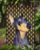Doberman #4 Candy Corn Halloween Garden
