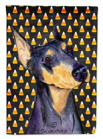 Doberman #4 Candy Corn Halloween Garden
