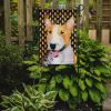 Bull Terrier1 Style # 2 Candy Corn Halloween Garden Flag