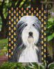 Bearded Collie #2 Candy Corn Halloween Garden Flag