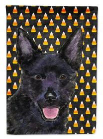 Australian Kelpie Candy Corn Halloween Garden Flag