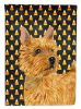 Norwich Terrier #2 Candy Corn Halloween Garden Flag