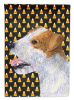Jack Russell Terrier #2 Candy Corn Halloween Garden Flag