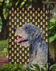 Irish Wolfhound Candy Corn Halloween Garden Flag