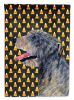 Irish Wolfhound Candy Corn Halloween Garden Flag